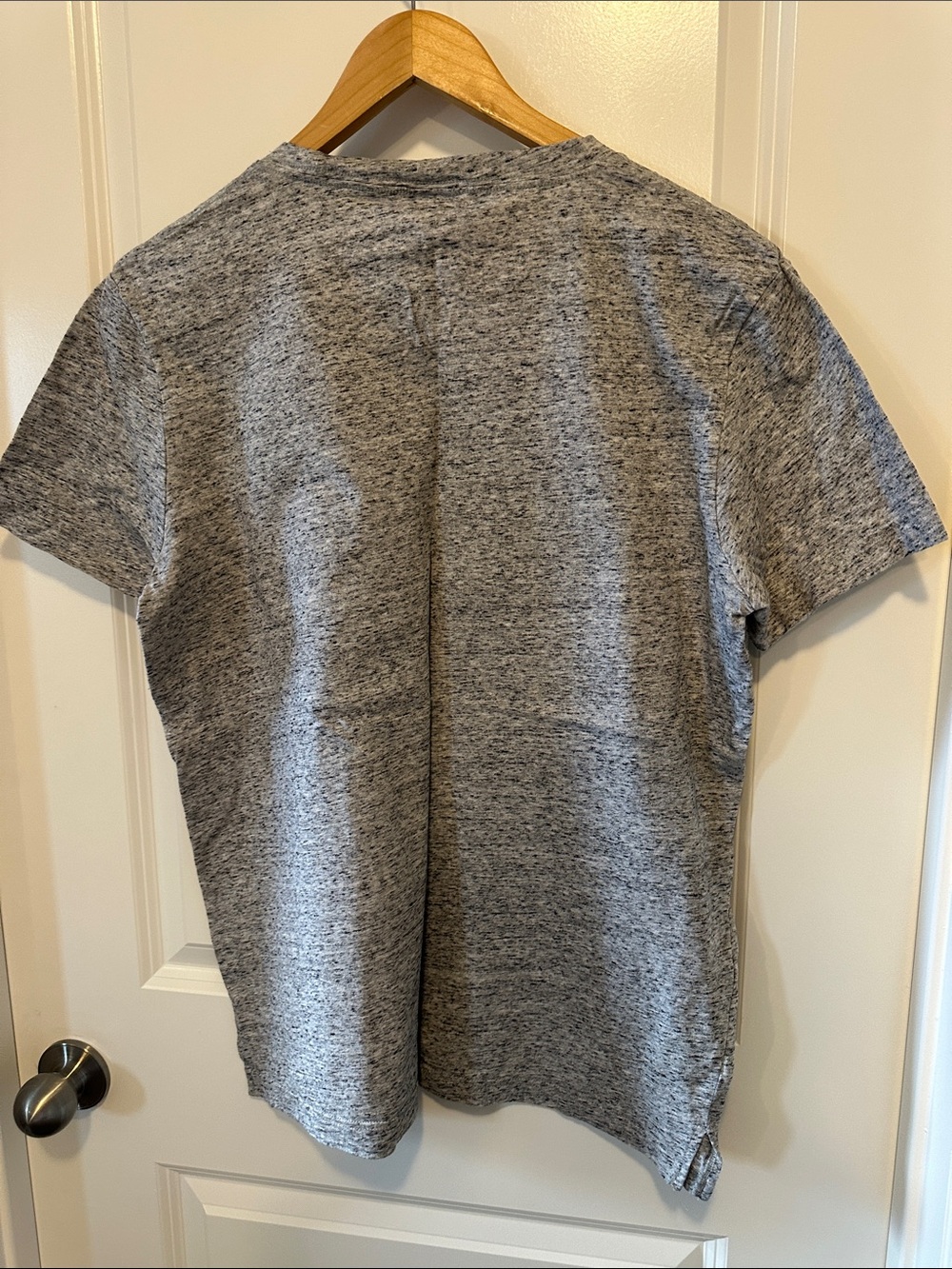 PINK Victoria's Secret Gray Tee with Rose Gold Script - Picture 2 of 3